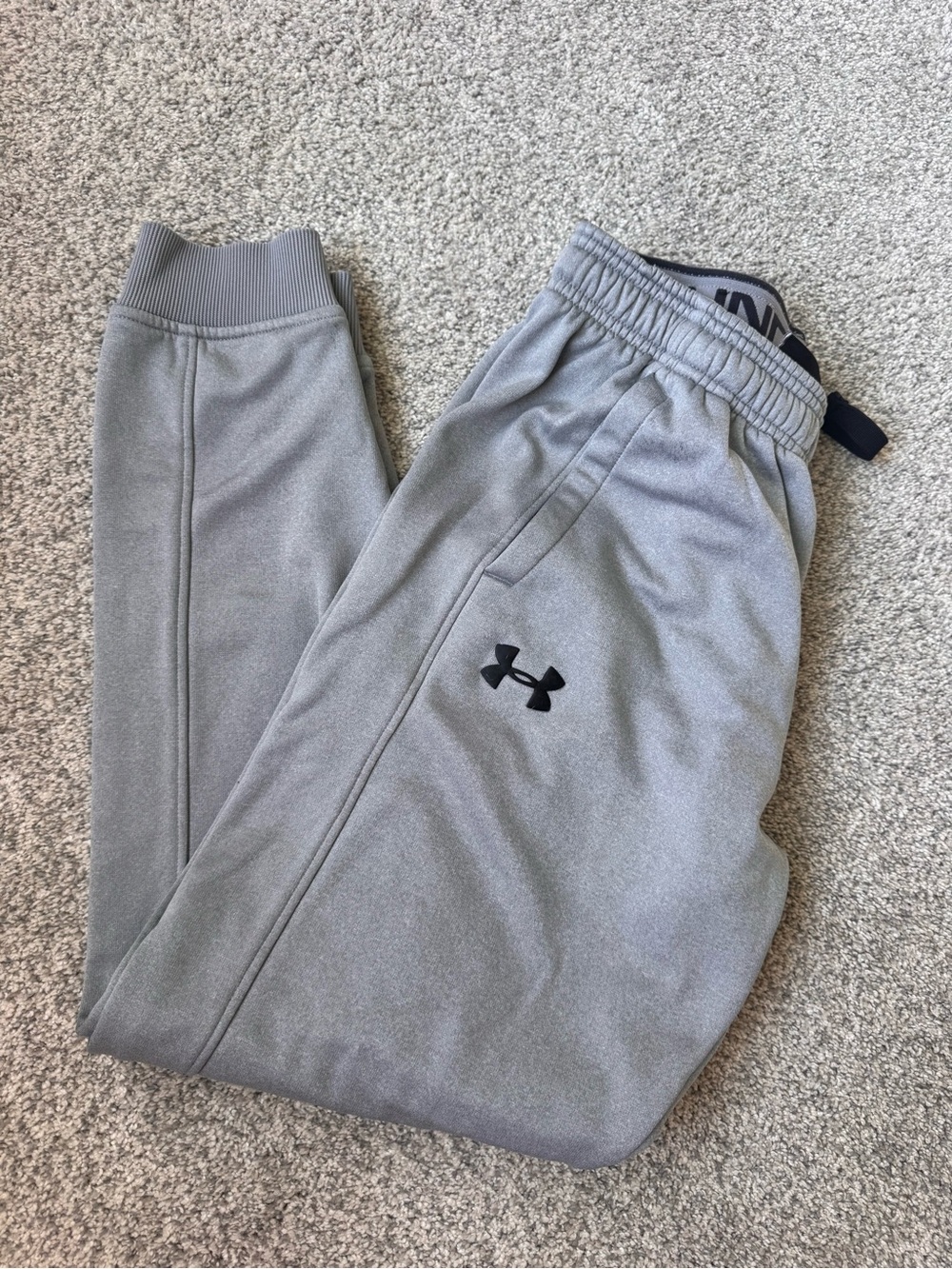 Under Armour Gray Kids' Active Jogger Sweatpants